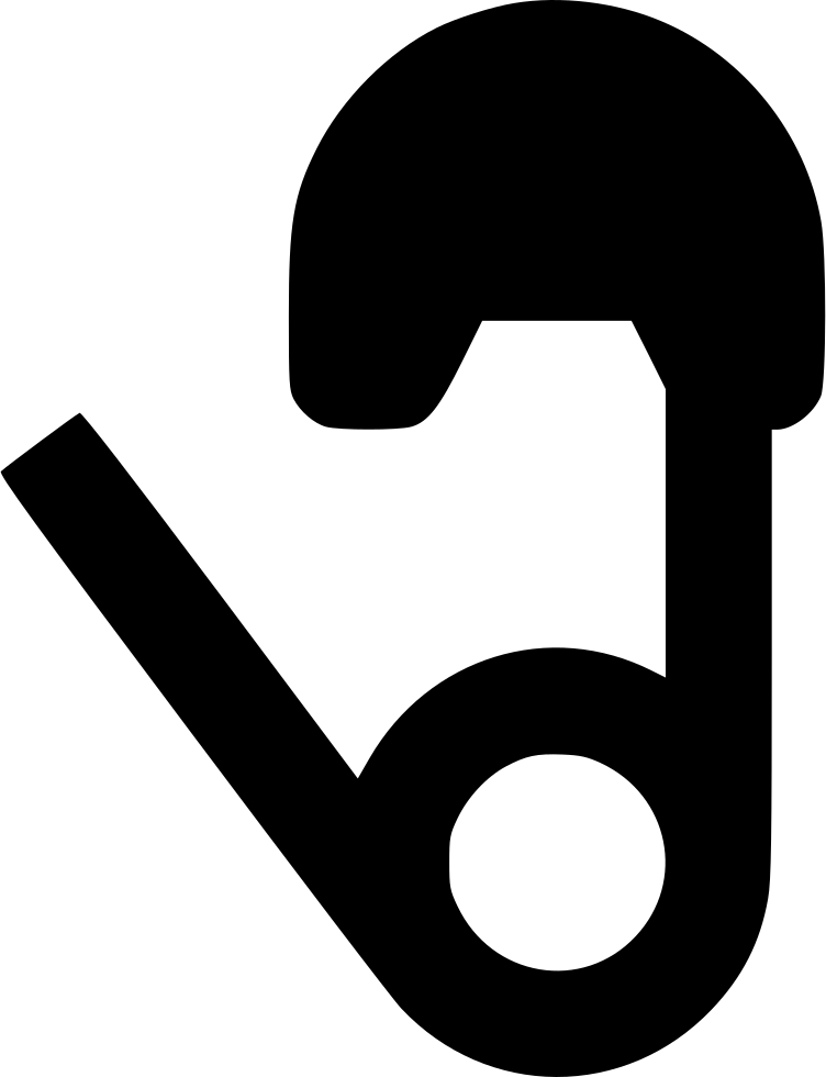 Safety Pin Clipart (752x980), Png Download