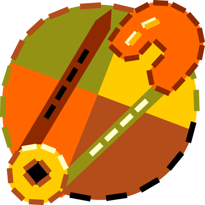 Vector Illustration Of Safety Pin Device Fastens Objects - Circle Clipart (700x700), Png Download