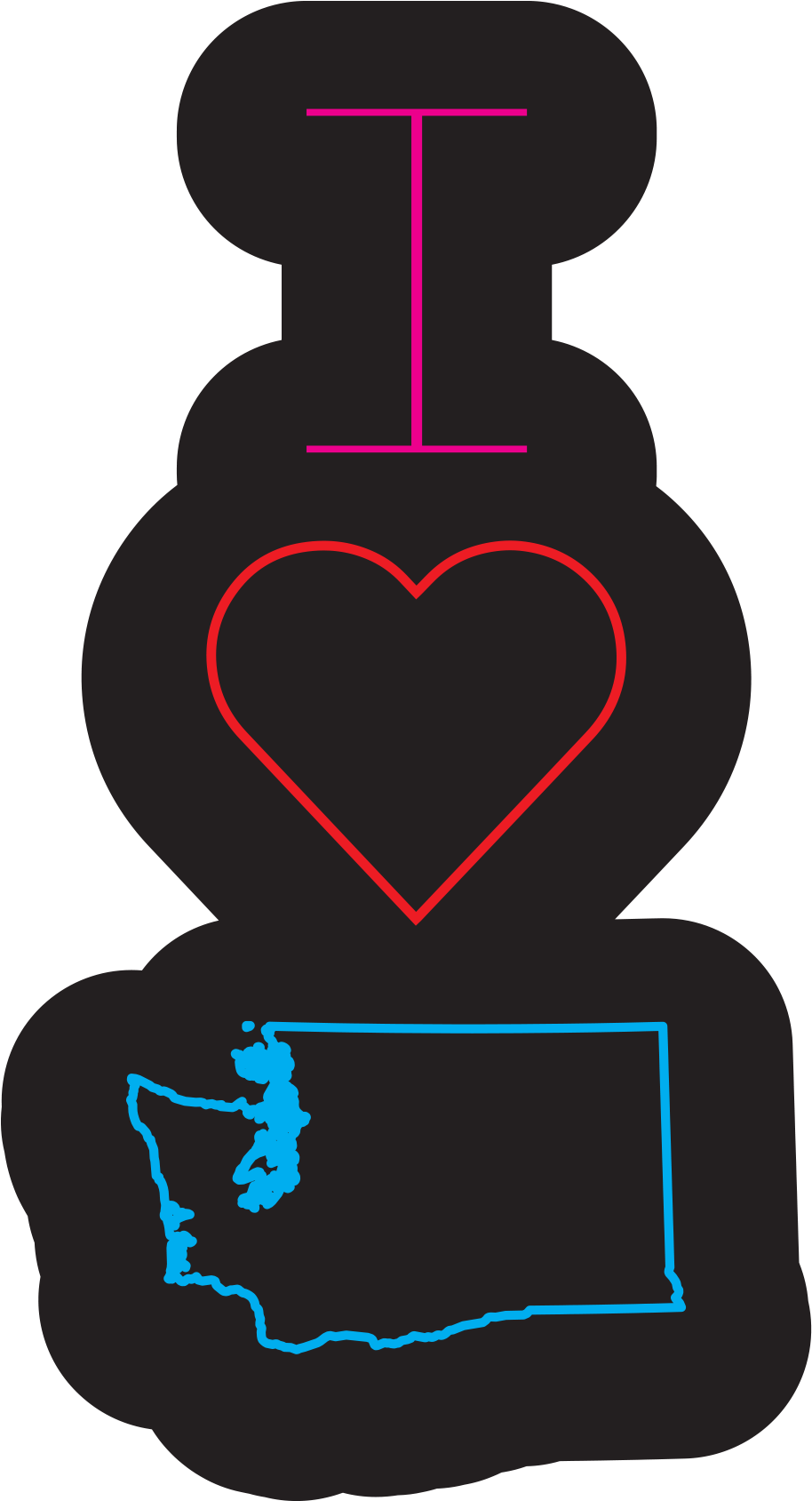I Heart Washington"
 Class="lazyload Lazyload Mirage Clipart (2048x2048), Png Download