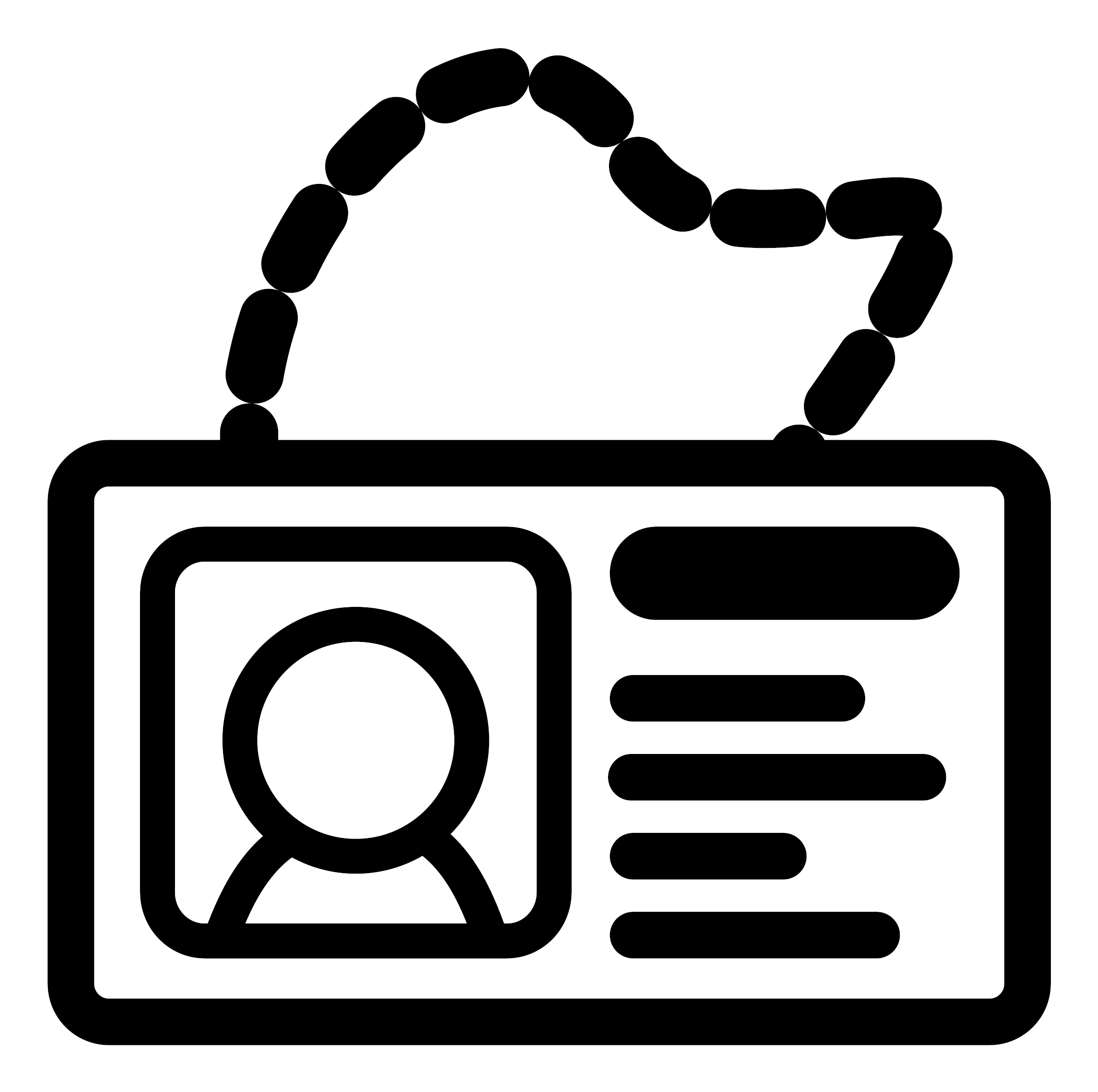 Mono Authenticate Clip Arts - Identity Clipart Transparent - Png Download (2400x2400), Png Download