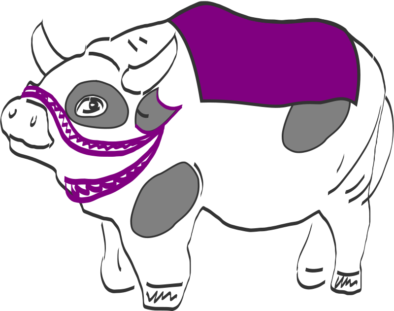 Cara Vaquita Png Lola Cara Vaquita Png Animada Vaca Clipart (800x631), Png Download