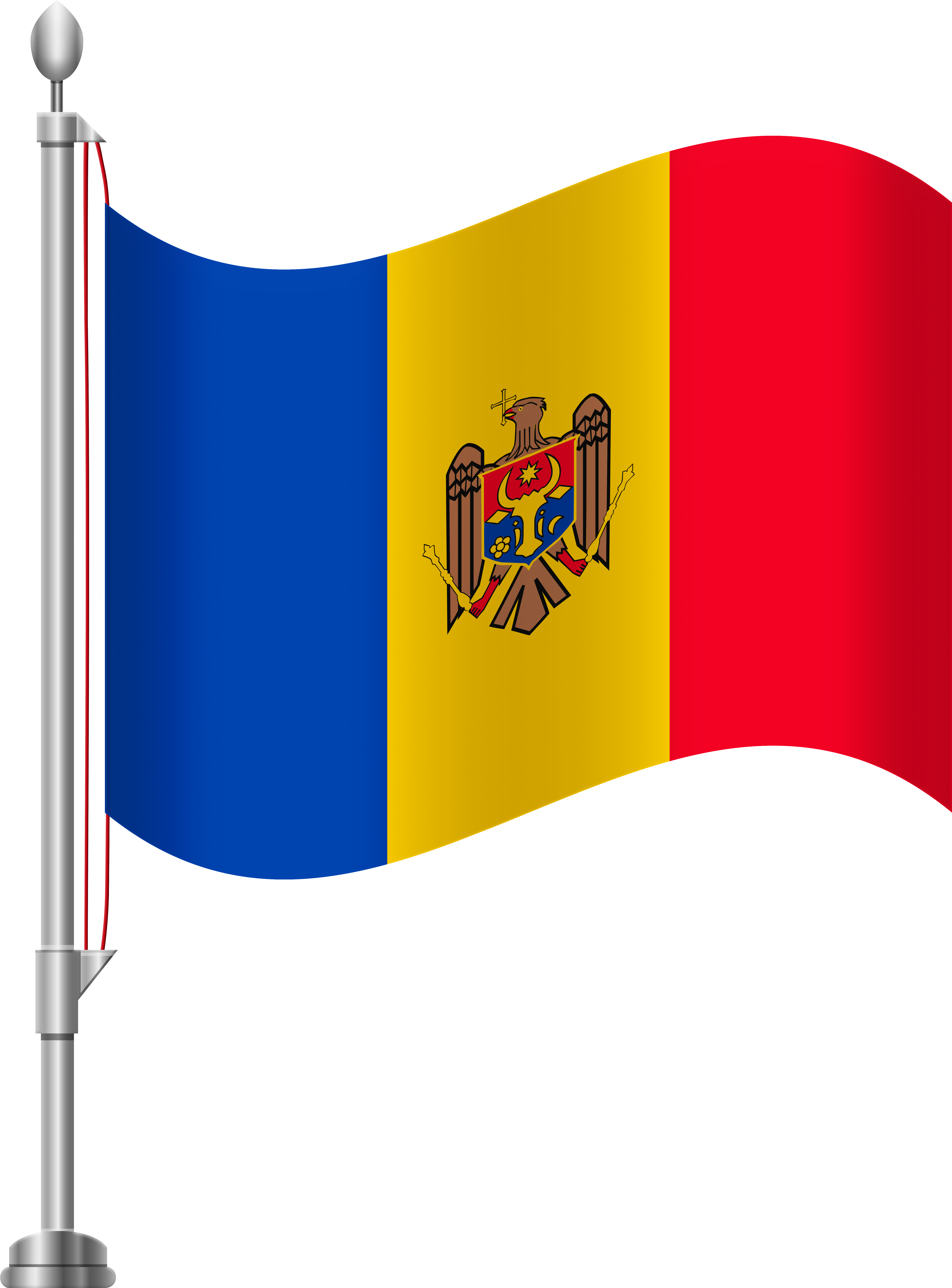 Moldova Flag Png Clip Art Transparent Png (6141x8000), Png Download