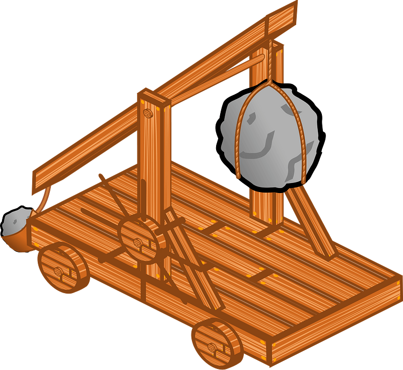Trebuchet Clipart - Catapult Clip Art - Png Download (800x736), Png Download