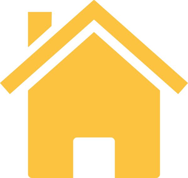 Home Icon Png Orange Clipart (600x568), Png Download