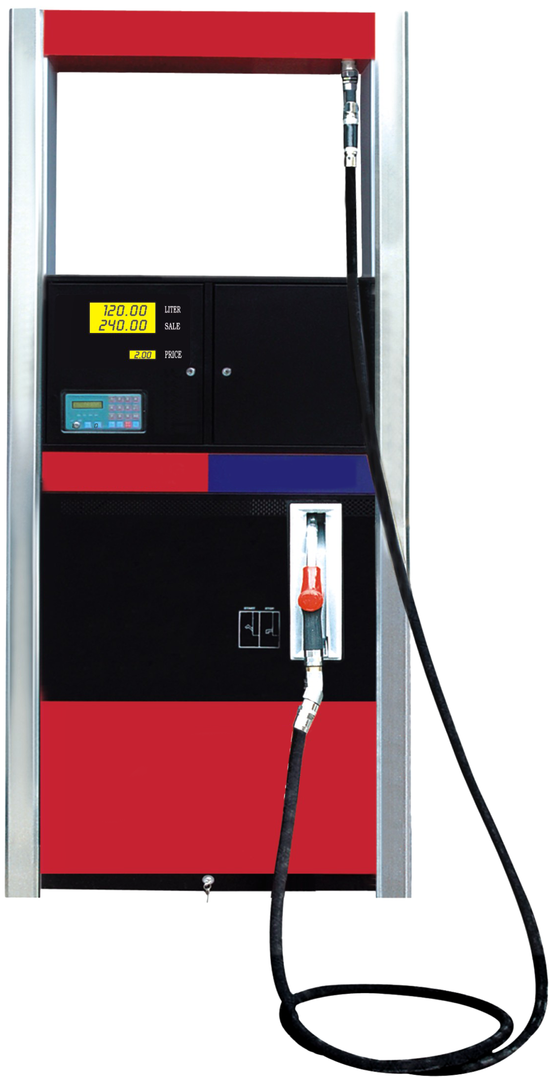 Fuel Pump Petrol Pump Machine Clipart (1196x2296), Png Download