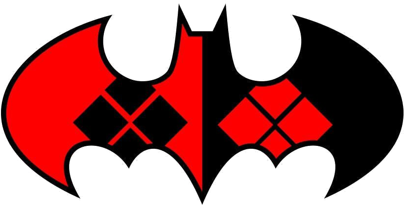 Harley Quinn Logo Png Transparent Image - Harley Quinn Batman Logo Clipart (968x968), Png Download