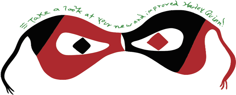 Harley Quinn By Mitchman98 On Threadless Clipart (845x445), Png Download