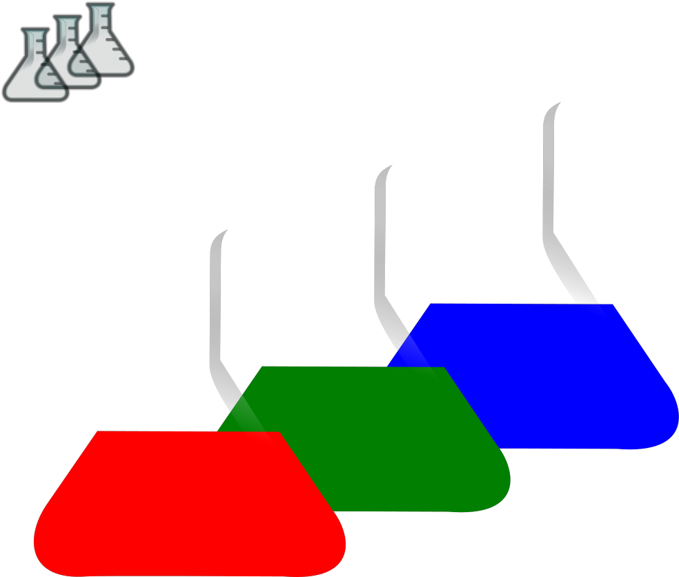 Colored Beakers Svg Clip Arts - Png Download (1024x1024), Png Download