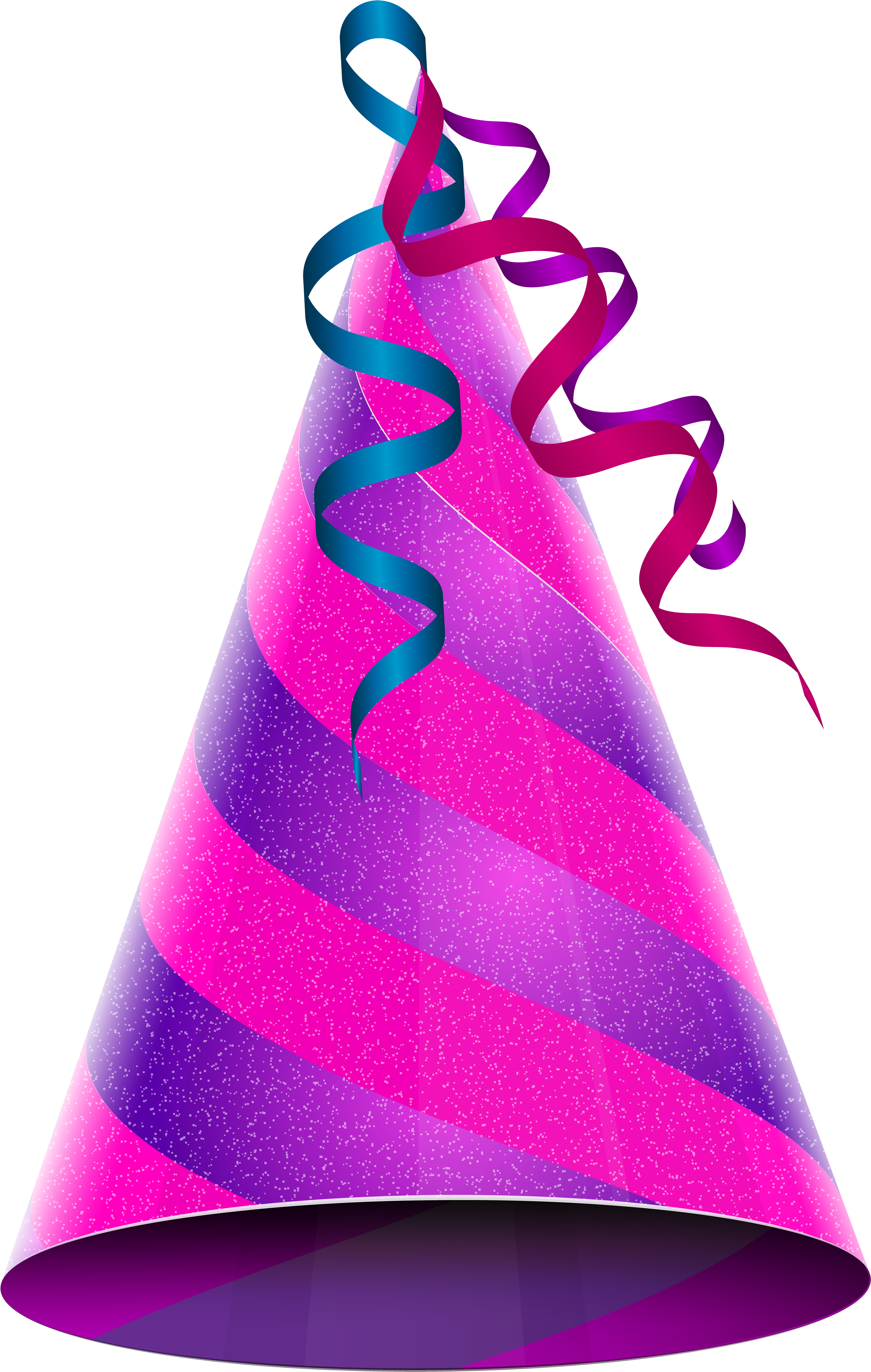 Birthday Hat Clipart Purple - Transparent Background Birthday Cap - Png Download (5167x8000), Png Download