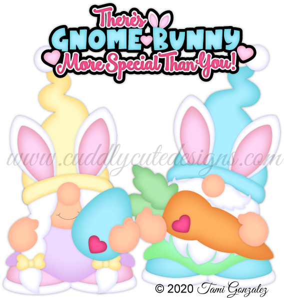 Gnome Bunny More Special - Cartoon Clipart (600x600), Png Download