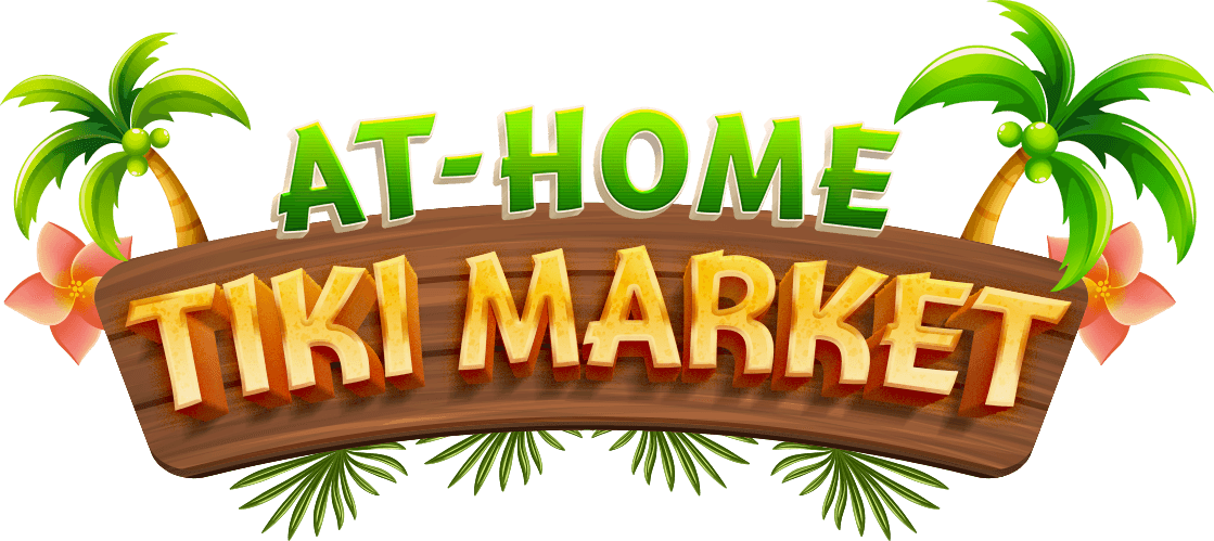 At-home Tiki Market & Art Fair - Illustration Clipart (1119x499), Png Download
