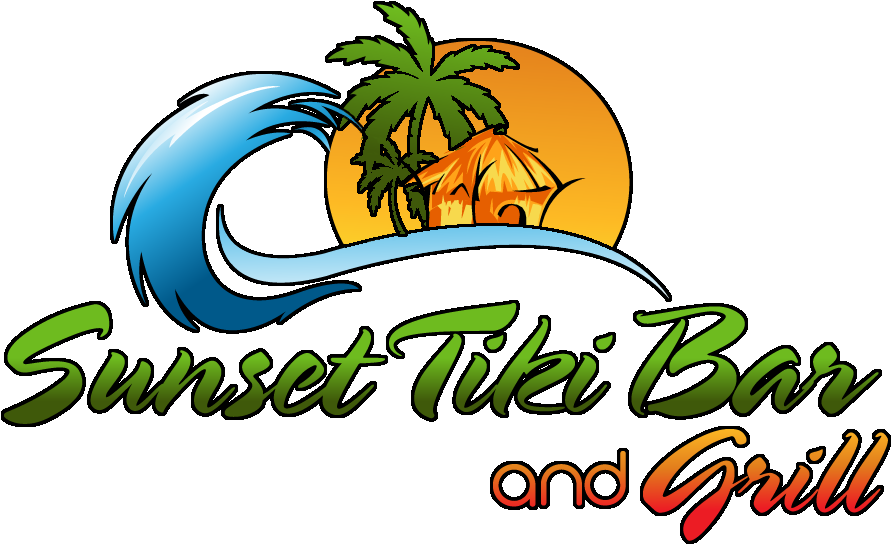 Sunset Tiki Bar Clipart (908x908), Png Download