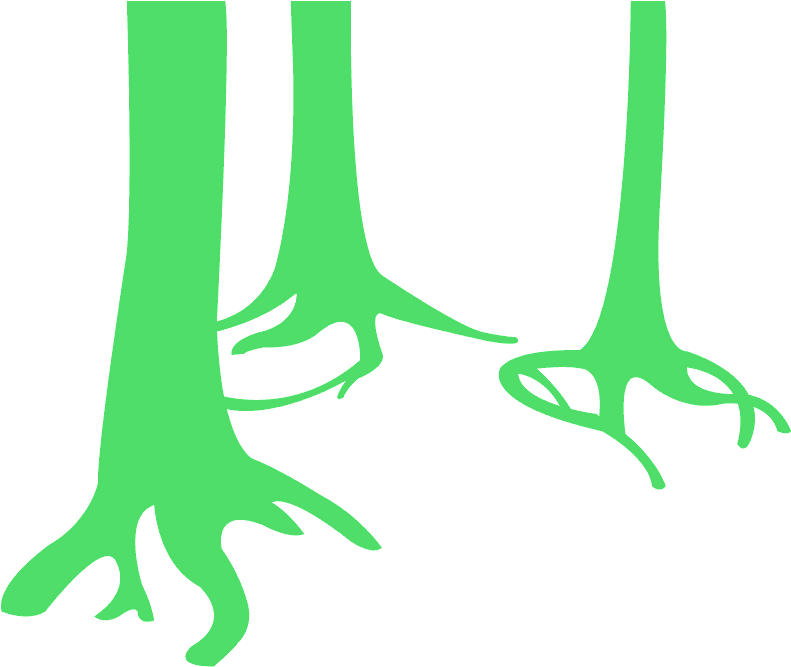 Silueta De Tronco De Árbol Clipart (800x670), Png Download