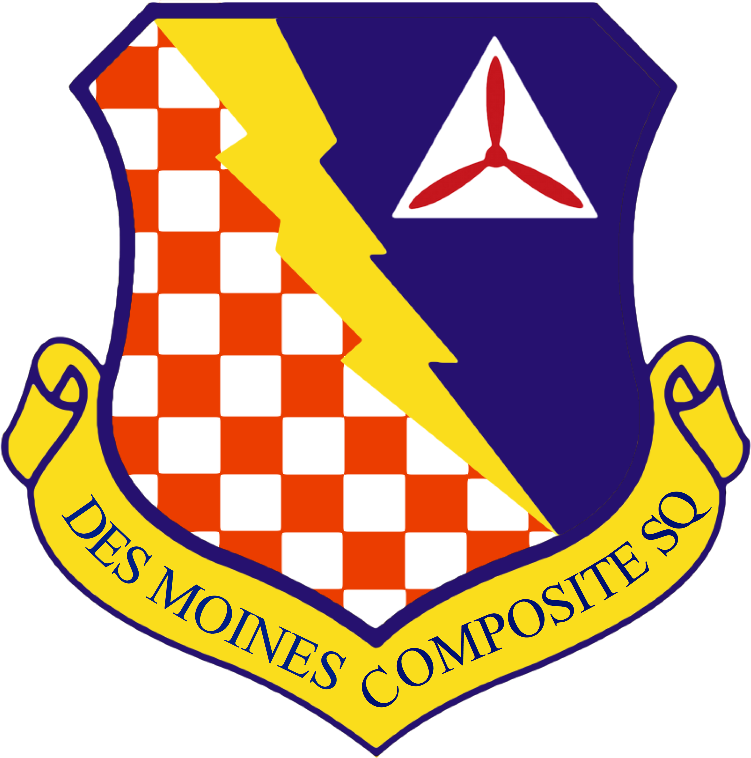 Des Moines Composite Squadron - Civil Air Patrol Squadron Patch Clipart (2639x2639), Png Download