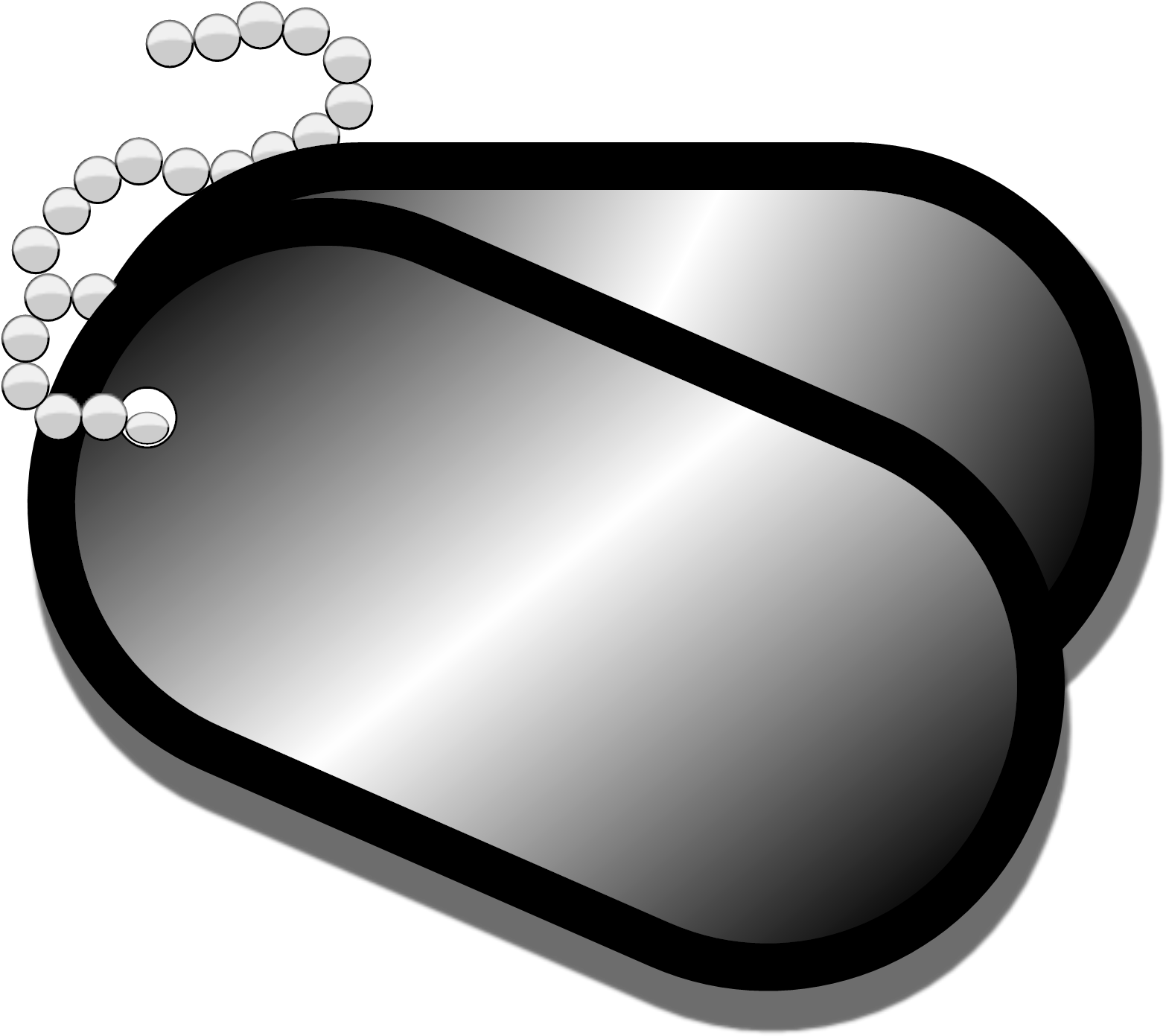 Name Clipart Dog - Dog Tag Clip Art - Png Download (1000x1000), Png Download