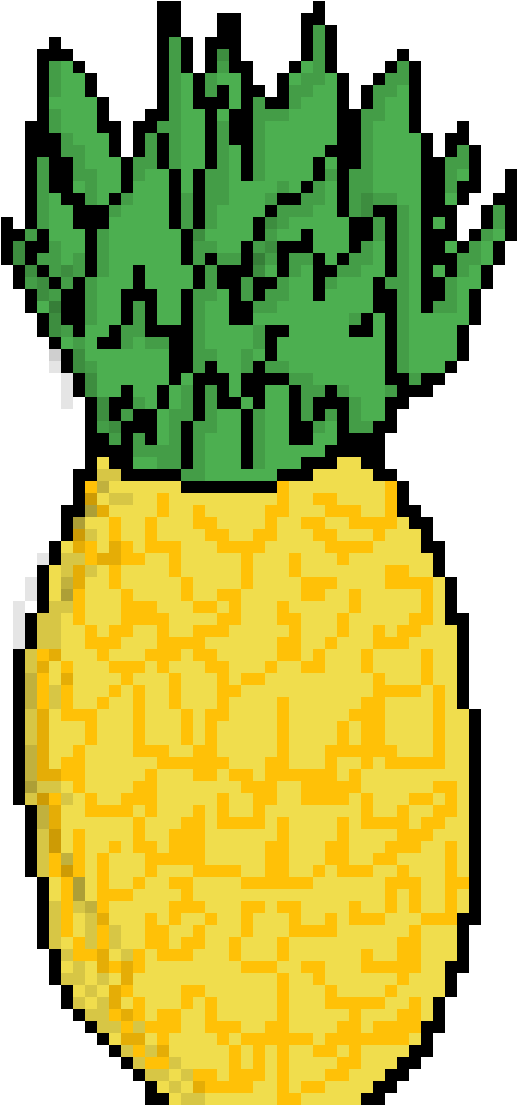 Transparent Under The Sea Clipart - Food Art Pineapple Under The Sea - Png Download (517x1105), Png Download