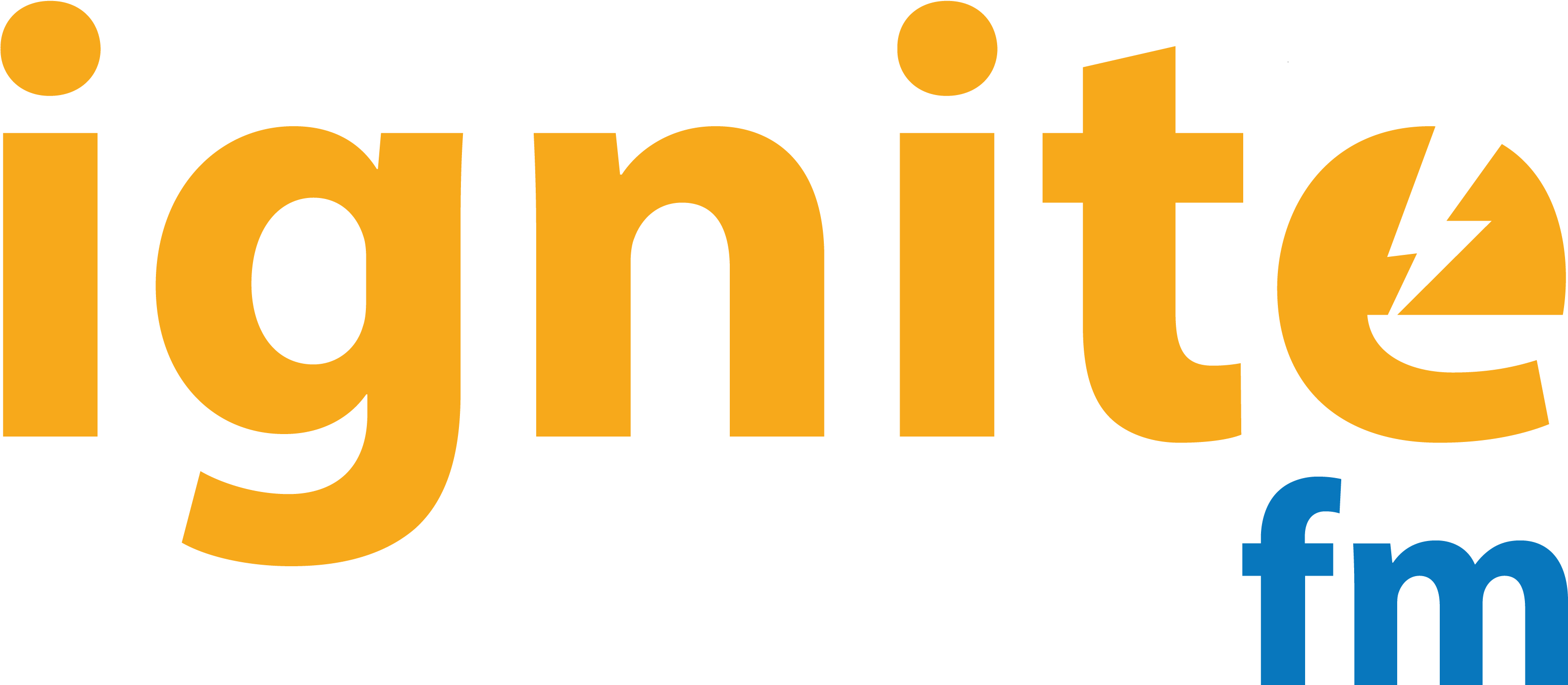 Ignite Fm Logo Clipart (3188x1390), Png Download