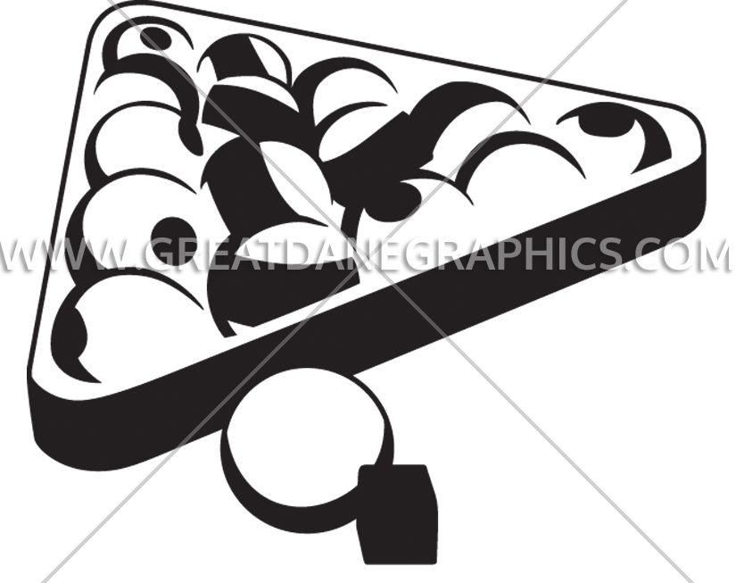 Billiards Clipart Billiards Rack - Illustration - Png Download (825x653), Png Download