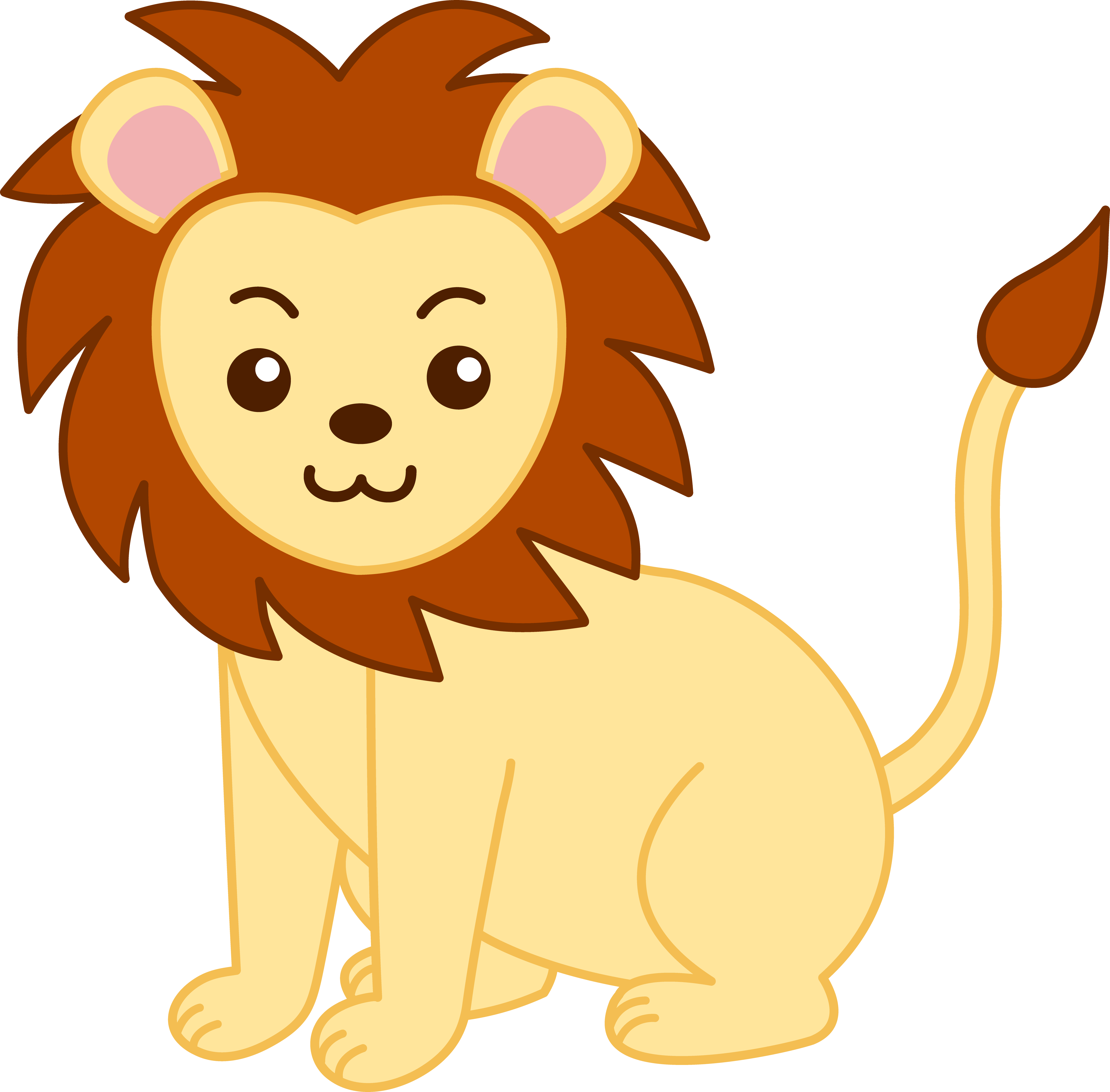 Lion Artwork Clipart - Lion Clipart - Png Download (5171x5087), Png Download