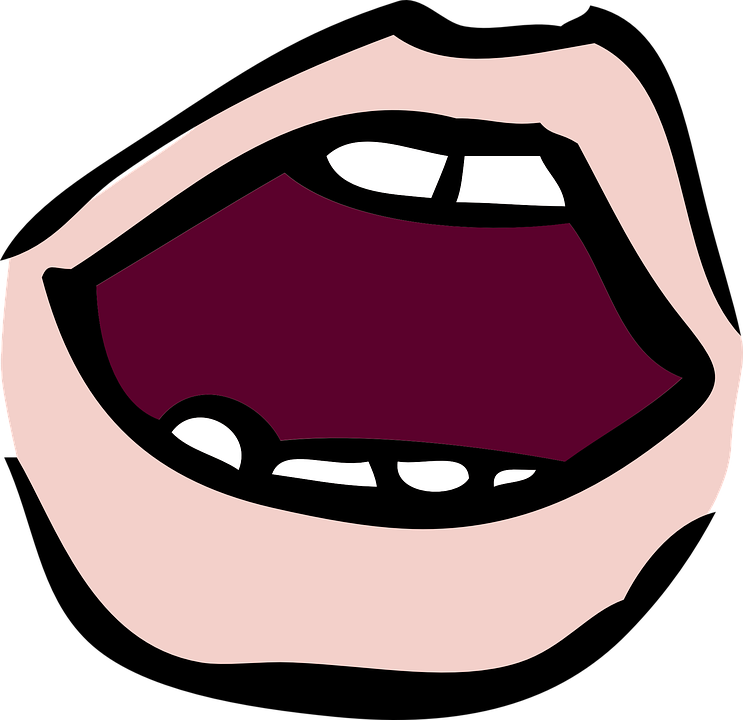 Teen Clipart Talking - Mouth Talking Gif Png Transparent Png (600x582), Png Download