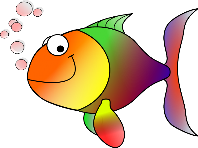 Happy Fish Vector Illustration - Fish Clipart - Png Download (600x600), Png Download