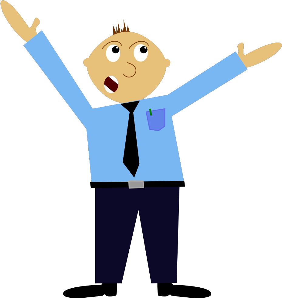 Cartoon Policeman Svg Clip Arts - Business Man Animation Png Transparent Png (1024x1024), Png Download