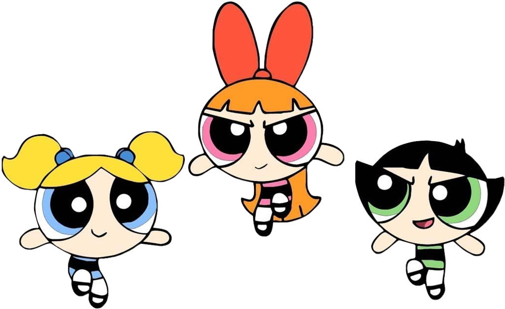 Powerpuff Girls Coloring Pages Bubbles Blossom Buttercup Clipart (1024x626), Png Download