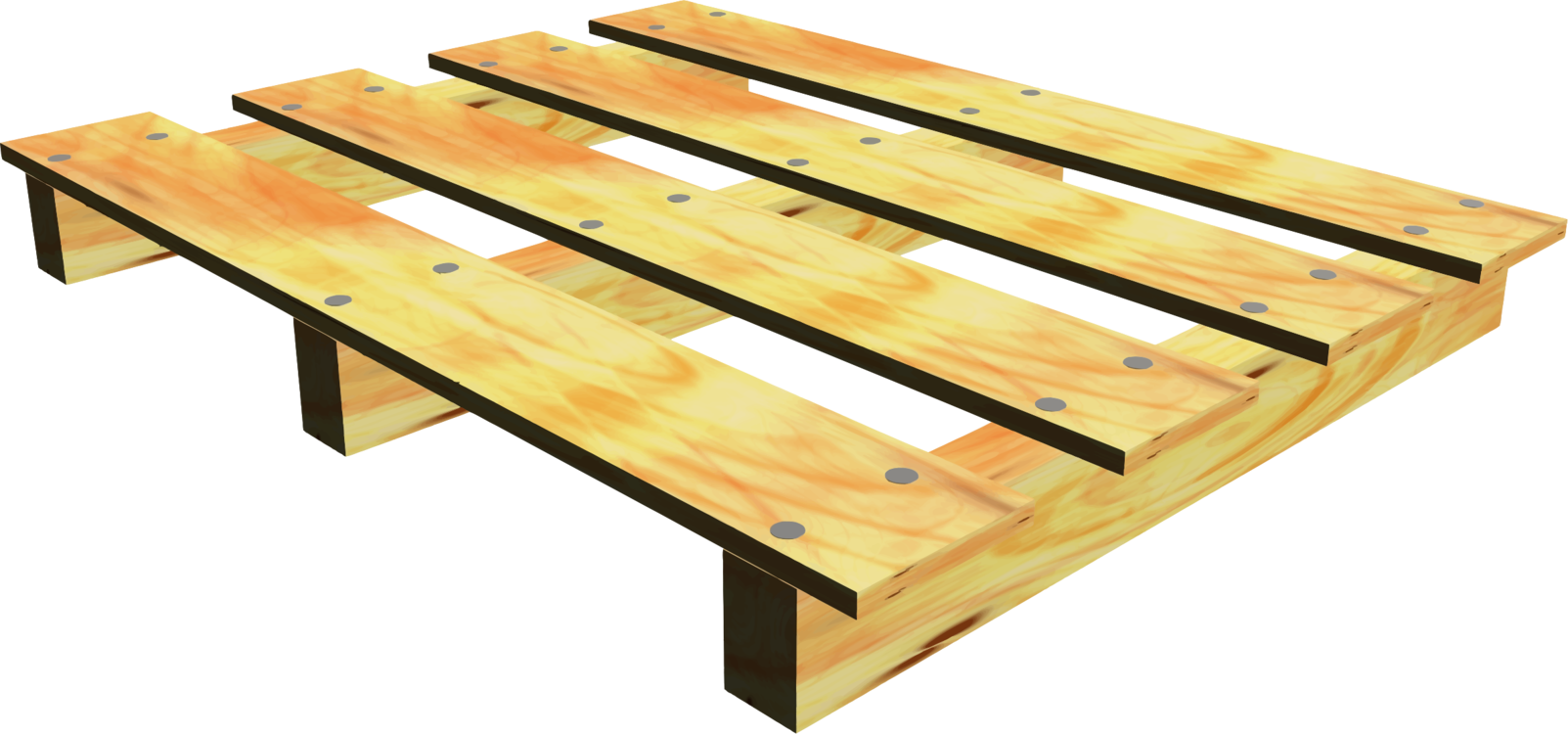Outdoor Bench,lumber,hardwood - Pallet Clipart (1603x750), Png Download