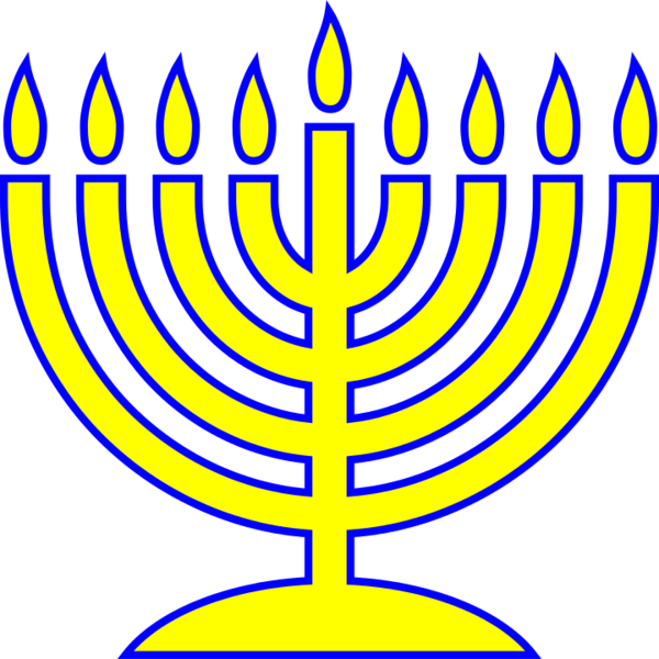 Menorahs Yellow Png - Menorah Svg Free Clipart, clipart, png clipart