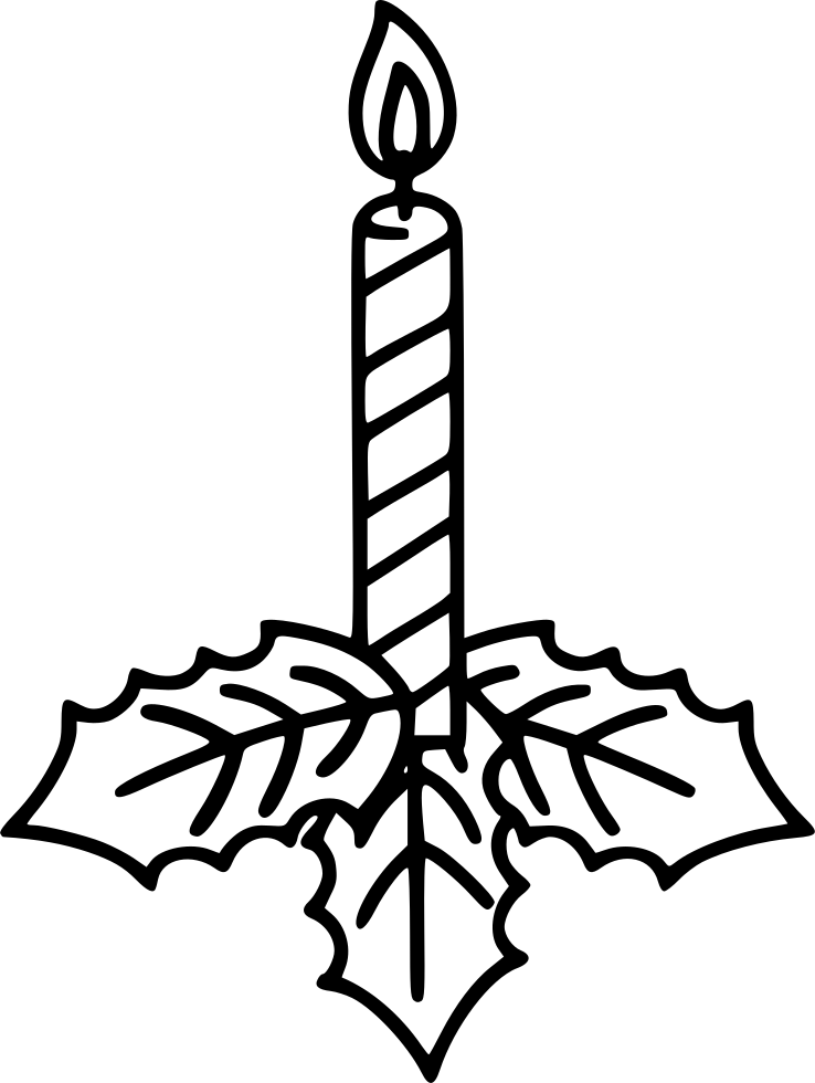 Drawing Candle Beginner Clipart (738x980), Png Download