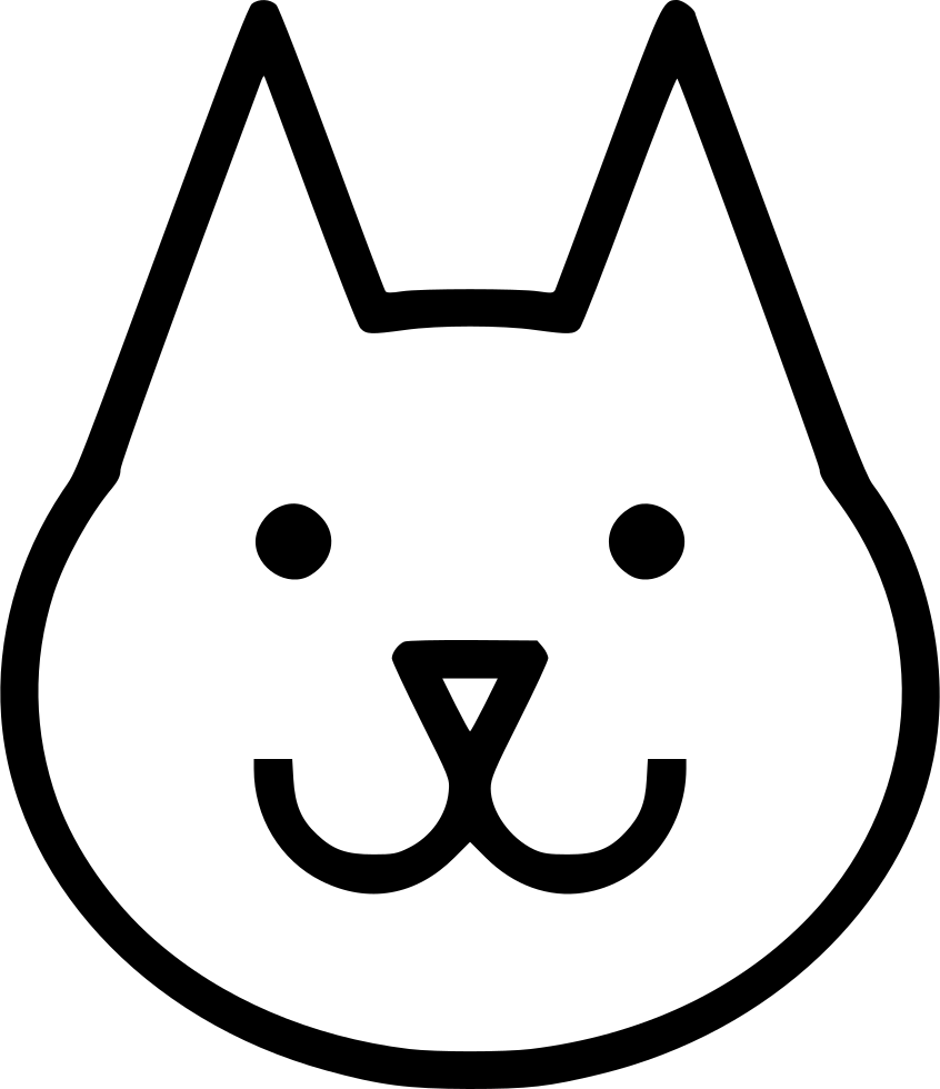 Dog Pitbull Animal - Icon Clipart (846x980), Png Download