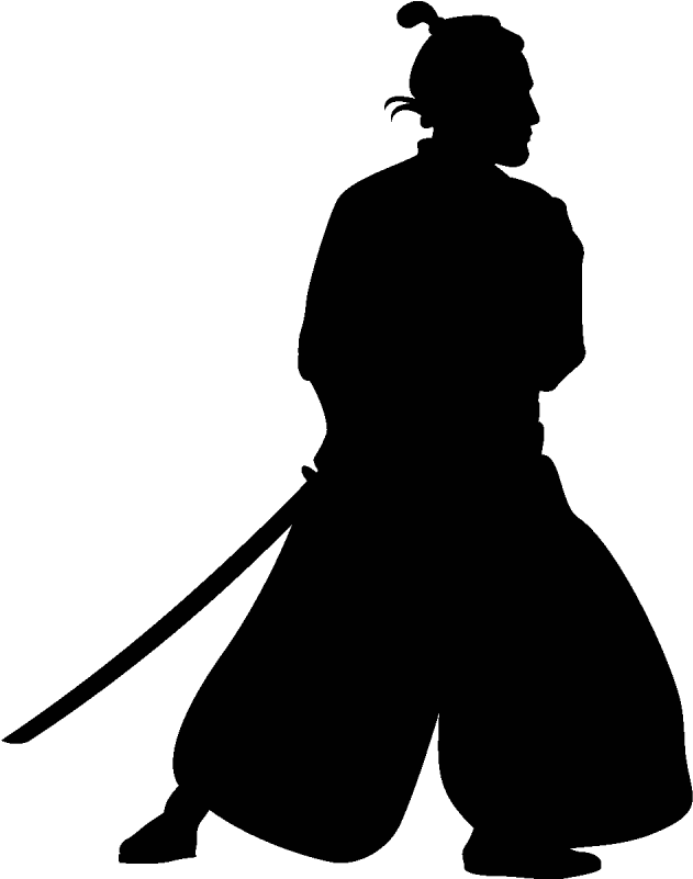 Samurai Png Image - Silhouette Samurai Png Clipart (800x800), Png Download