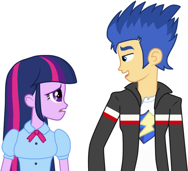 Flash Sentry And Twilight Sparkle By Mergedzamasuva - Flash Sentry And Twilight Sparkle Deviantart Clipart (650x591), Png Download