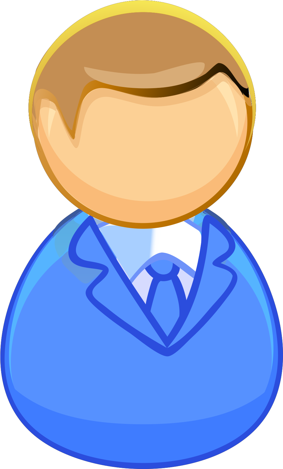 Blue Icon Man 03 Png Icons - Customer Service Clip Art Transparent Png (600x600), Png Download