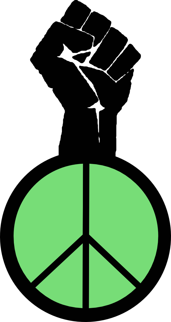 Peace Sign Clipart Svg - African American Art Symbolism - Png Download (555x1044), Png Download
