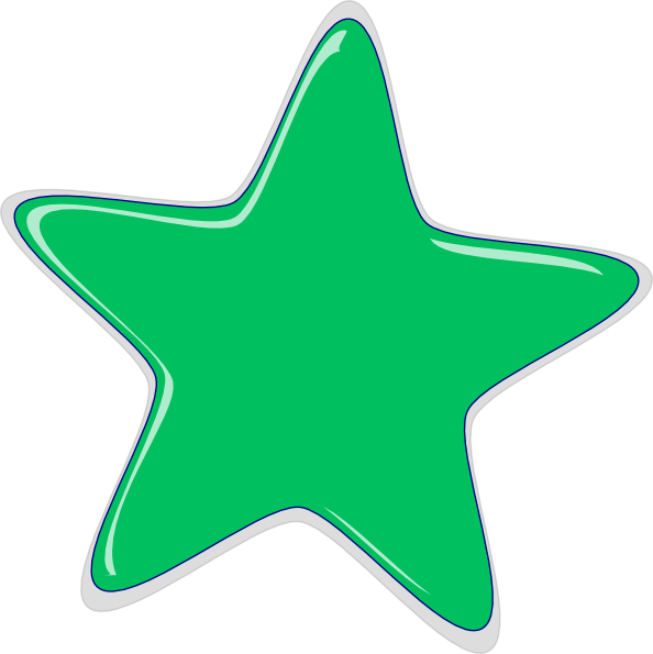 Lime Green Star Clipart - Star Pink Clipart Png Transparent Png (594x595), Png Download