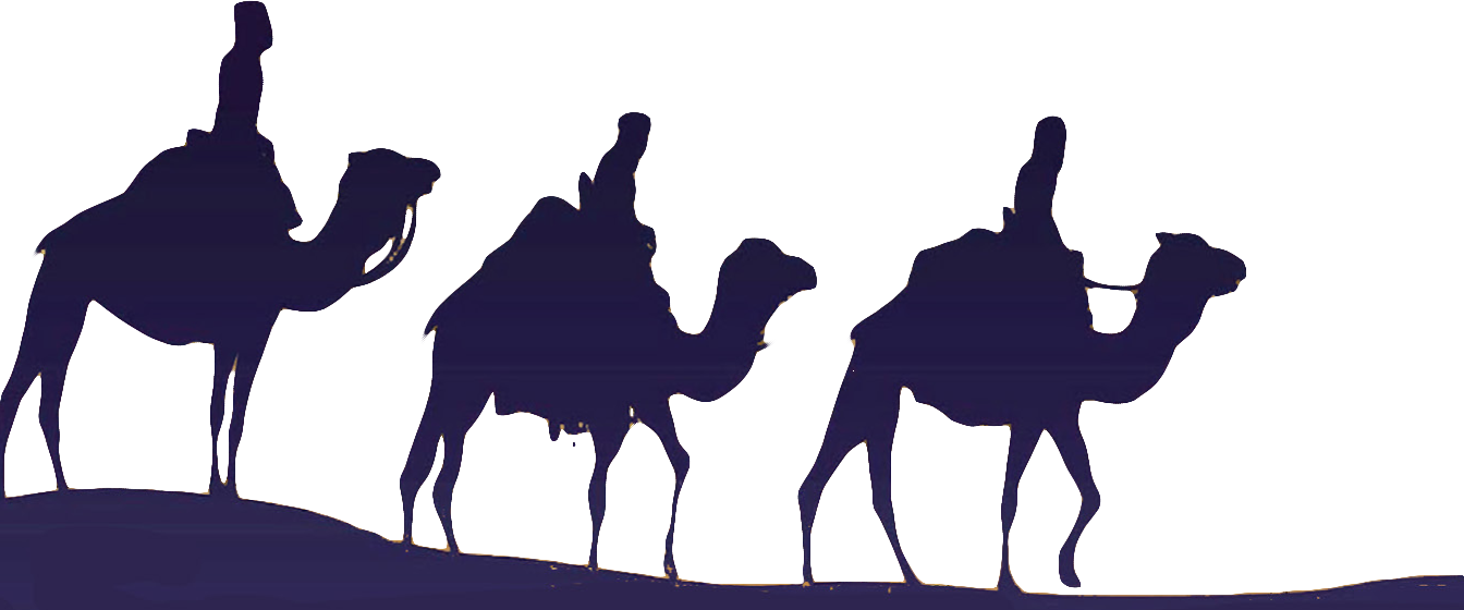 Three Wise Men Transparent Clipart , Png Download - Transparent Three Wise Men (1344x560), Png Download