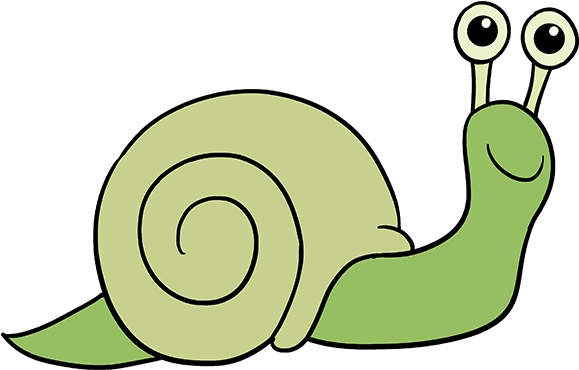 How To Draw Snail - Snail Draw Png Clipart (680x678), Png Download