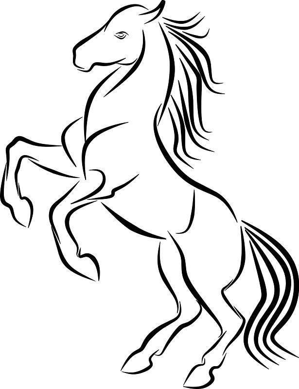 Mustang Clipart - Png Download (615x800), Png Download