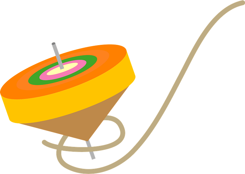 Spinning Top Clipart - Png Download (800x570), Png Download