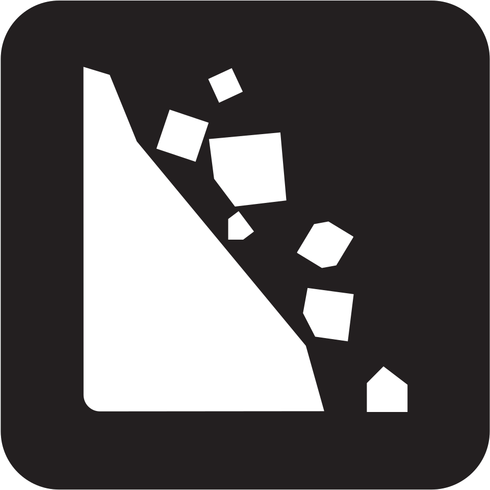 Rocks Falling Clipart (1600x1600), Png Download