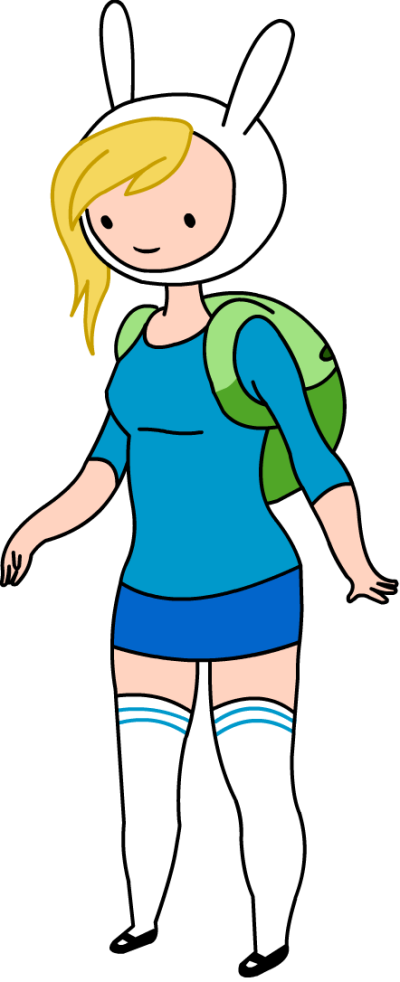 Adventure Time Fionna Clipart (400x982), Png Download