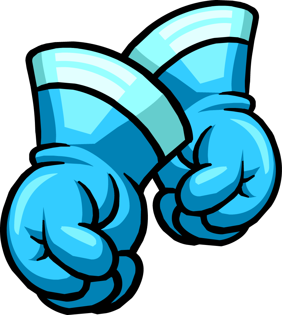 Gloves Clipart Gants - Club Penguin Gloves - Png Download (904x1012), Png Download