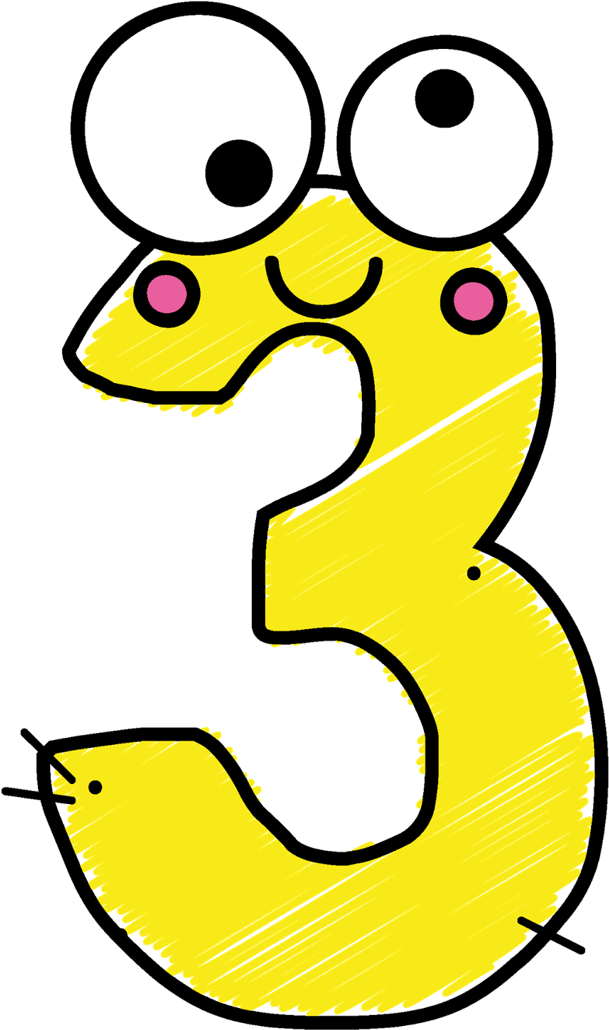 Number Three - First Grade Clipart (996x1600), Png Download