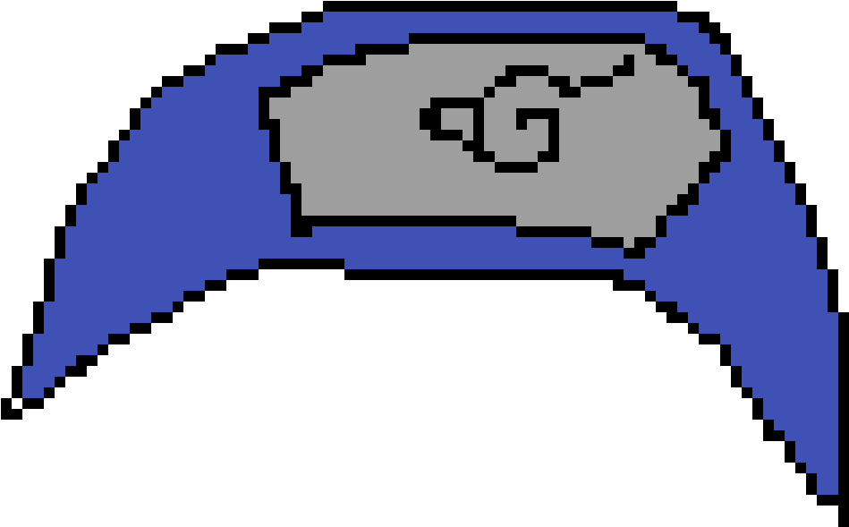 Headband Drawing Leaf - Naruto Headband Transparent Gif Clipart (1200x1200), Png Download