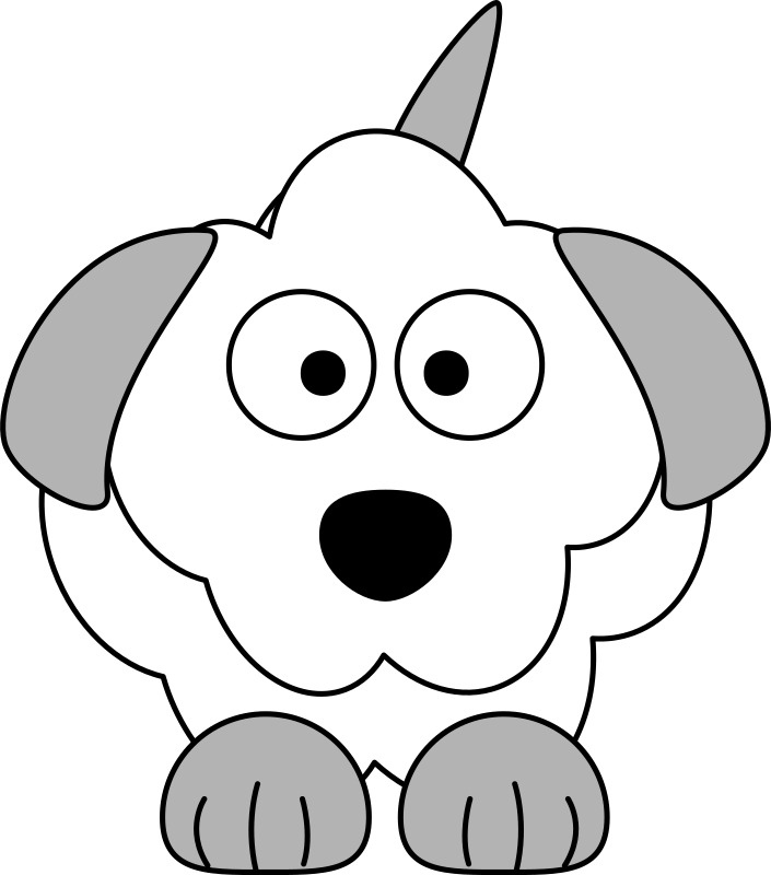 Dog Breed Poodle Dalmatian Dog Drawing Color Cc0 - Animales En Dibujos Animados Clipart (661x750), Png Download