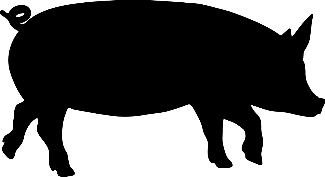 รูป หมู เวก เตอร์ Clipart (1107x603), Png Download