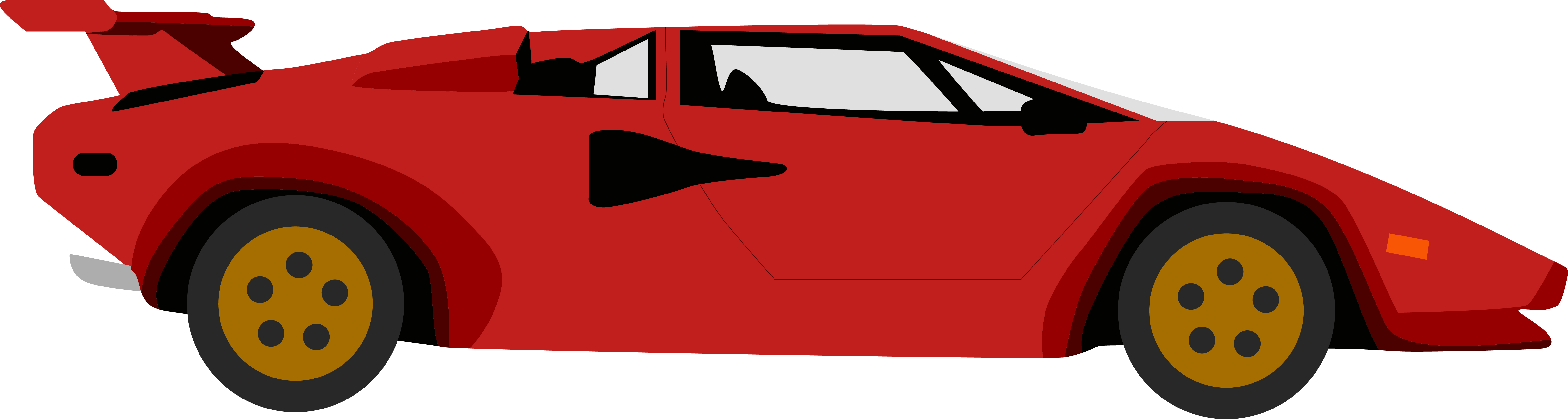 Clipart Red Animated Sport Car Png