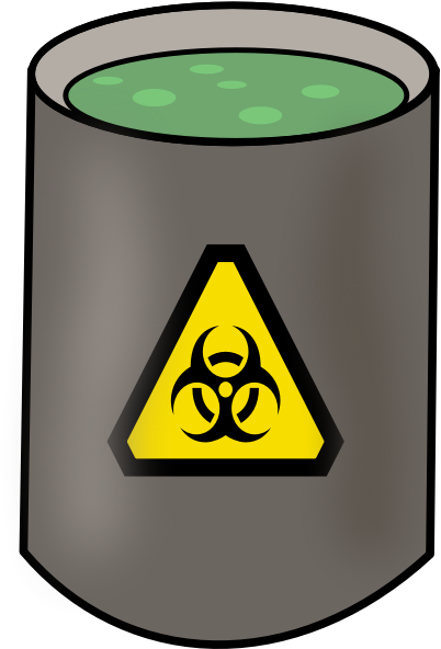 Danger Toxic Waste - Toxic Waste Clipart - Png Download (600x600), Png Download