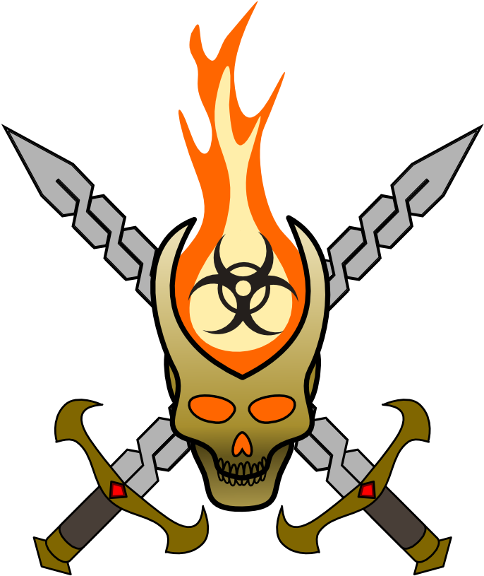 Toxic Waste Cartoon Clip Art - Biohazard Tattoo - Png Download (744x1052), Png Download